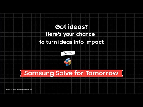 Samsung Solve for Tomorrow 2026 | Launch Video thumbnail