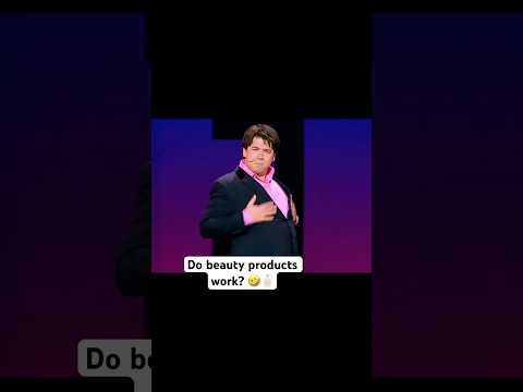 Do beauty products work? 🤣🧴 #comedy #standupcomedy #michaelmcintyre thumbnail