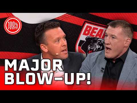 James Bracey sees RED after Gal savages the Bears! | 100% Footy thumbnail