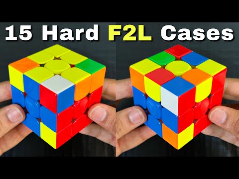 Learn ALL 41 F2L Cases WITHOUT Algorithms! (Part 2: The Hard Cases) thumbnail