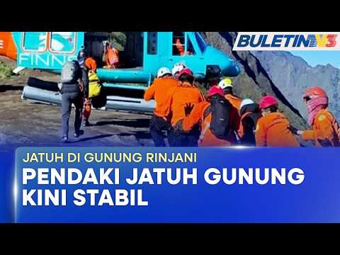 JATUH DI GUNUNG RINJANI | Pendaki Warga Malaysia Stabil Selepas Diselamatkan, Dirawat Di Bali (BU) thumbnail