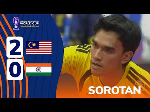 Sorotan: Malaysia 2 - 0 India | Berkumpulan | Perlawanan 2 | TM ISTAF Sepaktakraw World Cup 2026 thumbnail