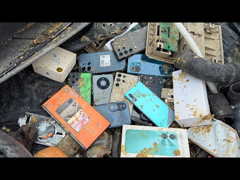 😲Great Day🥰 i Found Galaxy S24 Ultra_iPhone15 Pro Max_Mi 11 Ultra & More..| Restore Note 10+ Cracked thumbnail