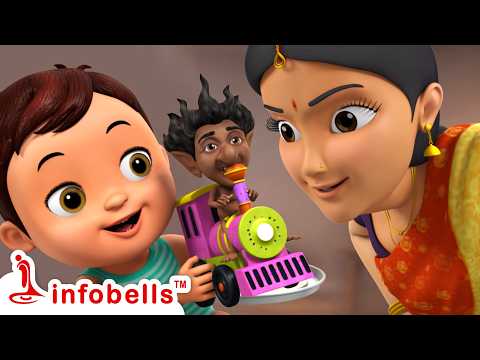 அம்மா இங்கே வா வா ஆசை முத்தம் தா தா - பூச்சாண்டி வருது | Tamil Rhymes for Children | Infobells thumbnail