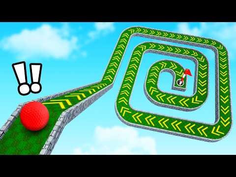 Insane Spiral Trickshot Hole in One in Golf It! thumbnail