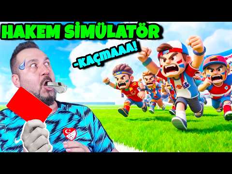 HAKEM OLDUM YİNE DAYAK YEDİM! | REFEREE SİMULATOR MOBİLE thumbnail
