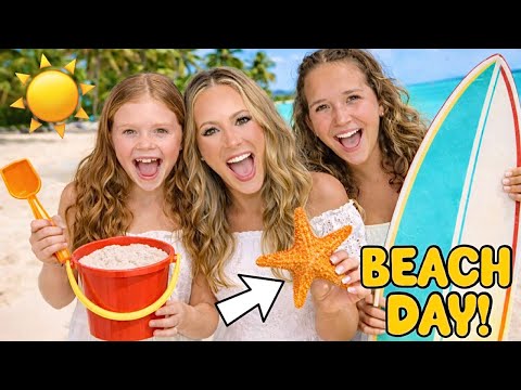 BEACH DAY ADVENTURE ☀️🐚👙VACATION DAY 2 #trending #vacation #beach #adventure #swimming #family thumbnail