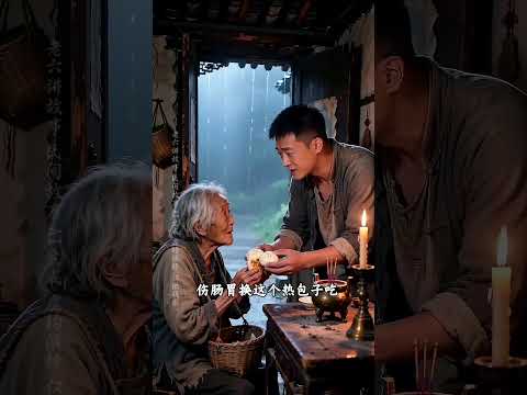《货郎的四炷香》求神拜佛先修心，渡人终是渡自身，善心一炷胜千金。心有善念，言行有光，日子自会温暖明亮。#民间故事 #故事分享 #故事頻道 #短剧 #正能量 #正能量剧情 thumbnail