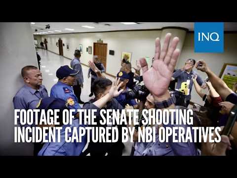 Footage of the Senate shooting incident captured by NBI operatives thumbnail
