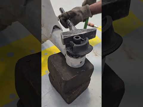 Toyota corolla rear suspension bush changing #automotive #mechanic #garage #trick thumbnail