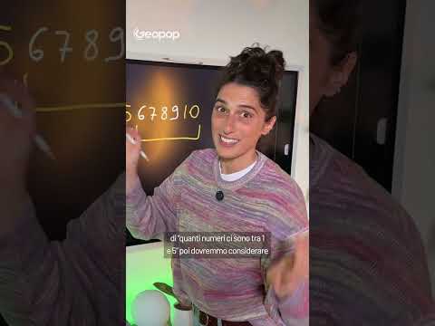 Com'è possibile che tra 1 e 5 ci siano 3 numeri, mentre tra 5 e 10 ce ne sono 4? thumbnail