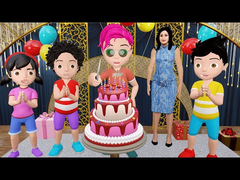 Karan Ka Happy Birthday | Cake Wala Cartoon | Pagal beta | Desi Comedy Video | Cs Bisht Vines thumbnail