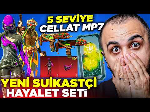 YENİ SUİKASTÇİ HAYALET SETİ, 5 SEVİYE CELLAT MP7 VE KARAMBİT GELDİ 😱 EFSANE! PUBG Mobile thumbnail