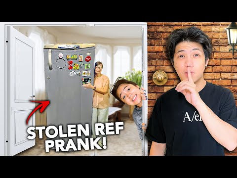 Stolen Refrigerator Prank! (Birthday Surprise) | Ranz and Niana thumbnail
