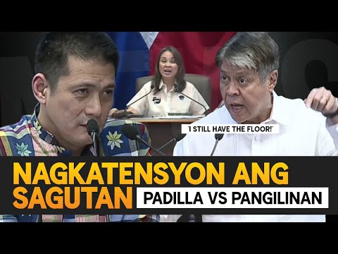 Mainit na sagutan ni Pangilinan at Padilla kaugnay sa Warrant of arrest ni Bato mula sa ICC thumbnail