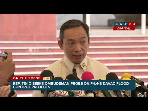 Tinio: Top contractor in 'anomalous' Davao flood control projects a former Duterte adviser | ANC thumbnail