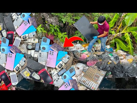 🤭Happy Day😊 i Found Many Phones _Smart TV & Mixer At The Junkyard | Restore Broken HONOR X6b Cracked thumbnail