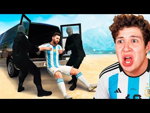 SECUESTRAN a MESSI en GTA 5... ⚽️🔫 (Mods) thumbnail