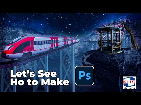 how to make natural scene on Adobe Photoshop thumbnail