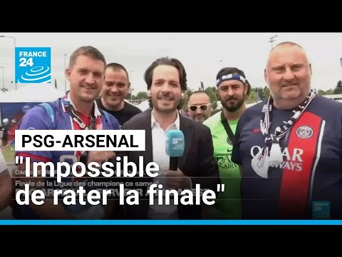 "Impossible de rater la finale" de la Ligue des champions PSG-Arsenal : ferveur à Budapest thumbnail