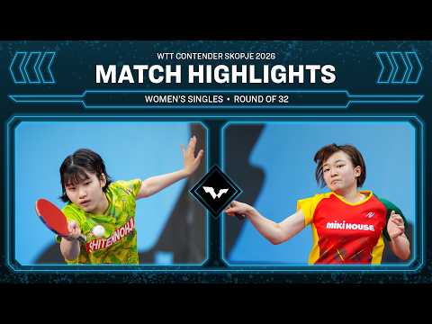 Cocona Muramatsu vs Sakura Yokoi | WS R32 | #WTTSkopje 2026 thumbnail
