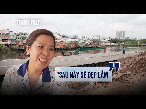 Sau gần 1 năm khởi công, bờ Bắc kênh Đôi đang thay đổi theo cách ít ai ngờ tới thumbnail