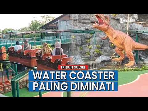 Destinasi Baru di Gowa, Main Air Sulsel Tawarkan Sensasi Water Coaster Bertema Dinosaurus thumbnail