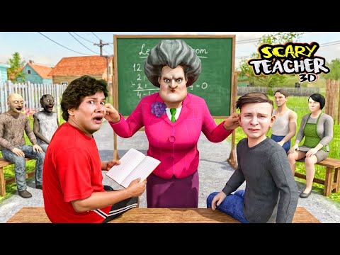 Granny vs Scary Teacher 3D & Schoolboy Runaway ? Hilarious Horror Comedy Short Film | Gone Wrong! thumbnail
