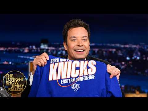 Jimmy Talks Sitting Courtside at New York Knicks Playoff Game | The Tonight Show thumbnail