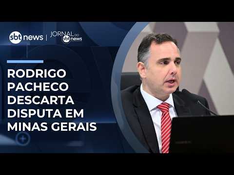Rodrigo Pacheco descarta candidatura em Minas e vaga no STF | #JornaldoSBTNews thumbnail
