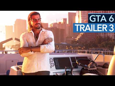 Echtes Gameplay, Vorbestellung, dritte Spielfigur? GTA 6 Trailer 3 muss es krachen lassen! thumbnail
