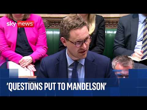 Commons statement on new Mandelson files release thumbnail