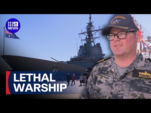Inside one of our Navy's most lethal warships | 9 News Australia thumbnail