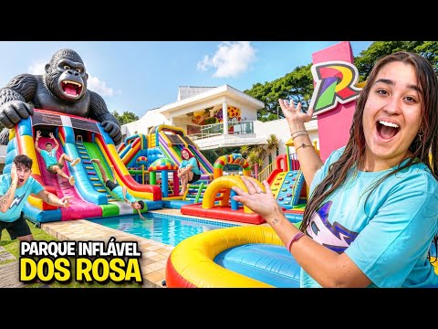 TRANSFORMAMOS A MANSÃO EM UM PARQUE INFLÁVEL *Alguém se machucou ? thumbnail