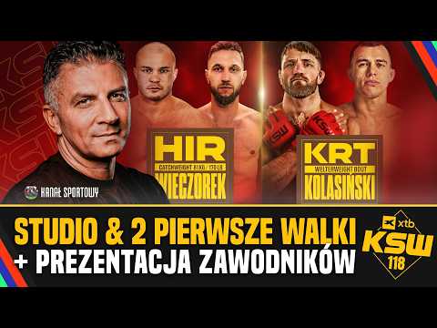 XTB KSW 118 KALISZ | BOREK I GOŚCIE | STUDIO, PREZENTACJA, TRANSMISJA DWÓCH PIERWSZYCH WALK thumbnail