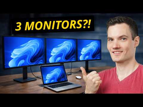 How to Set Up 3 Monitors on a Laptop (Step-by-Step Guide) thumbnail