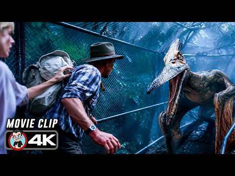 Pteranodons Attack! | JURASSIC PARK III Scene (4K) thumbnail