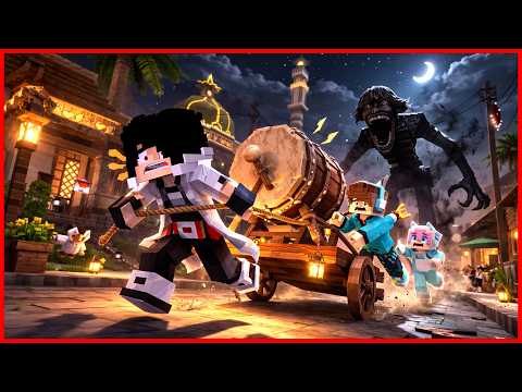 1000 HARI MERAYAKAN IDUL FITRI DI MINECRAFT TAHAN LAPAR DAN BANTING ! SPESIAL RAHMADAN thumbnail