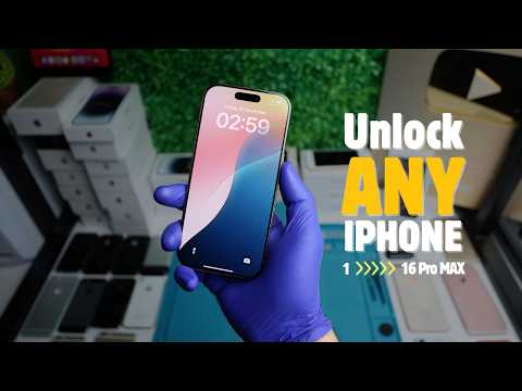 How To Unlock ANY iPhone 16, 15, 14, 13 – Carrier, Passcode & iCloud Unlock Tutorial | 2026 thumbnail