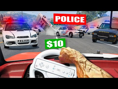 Using A $10 Steering Wheel To Escape The Police thumbnail