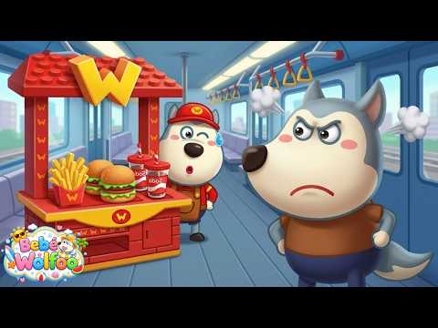 Bebé Wolfoo | ¡El Restaurante de Comida Rápida de Wolfoo! 🍔 | Dibujos animados para niños thumbnail