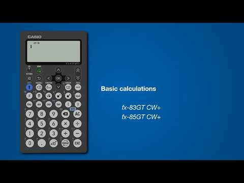 ClassWiz+: Basic calculations on the fx-83 and fx-85GT CW+ thumbnail