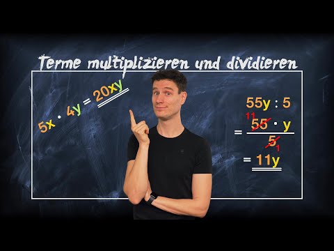 Terme multiplizieren und dividieren | Terme vereinfachen - einfach erklärt thumbnail