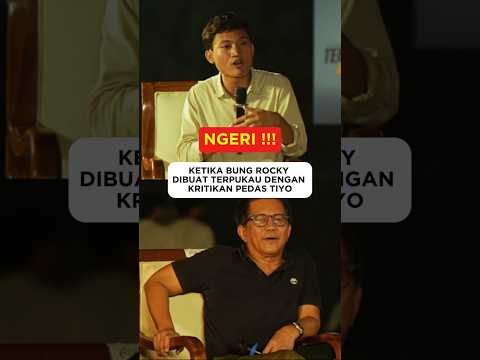 KETIKA BUNG ROCKY DIBUAT TERPUKAU DENGAN KRITIKAN PEDAS TIYO thumbnail