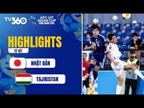 HIGHLIGHTS | NHẬT BẢN - TAJIKISTAN | VỤN VỠ TRƯỚC ÁP LỰC KHỔNG LỒ | AFC U17 ASIAN CUP 2026 thumbnail