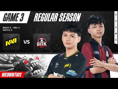 NAVI vs GEEK | Regular Season Week 9 Day 3 | Game 3 | #MPLIDS17 thumbnail