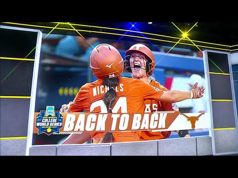 Texas completes sweep over Texas Tech to win back-to-back WCWS 🏆 | SC with SVP thumbnail