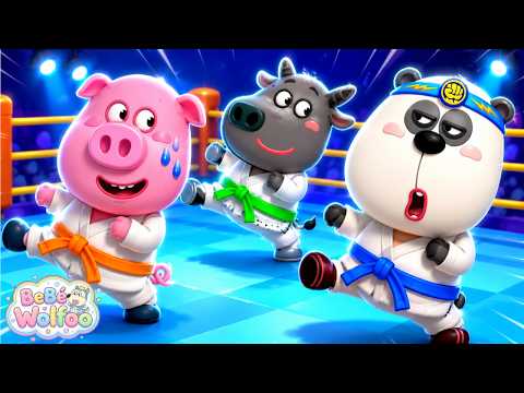 Bebé Wolfoo | Clase de Kung Fu para Niños | Dibujos animados para niños thumbnail