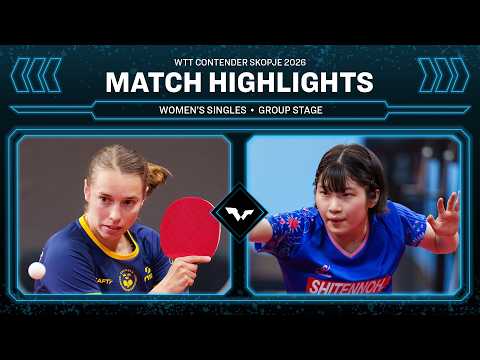 Linda Bergstrom vs Cocona Muramatsu | WS Group | #WTTSkopje 2026 thumbnail