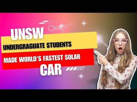 Let's see the world's fastest solar car. thumbnail